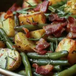 Country Ranch Green Beans and Potatoes with Bacon