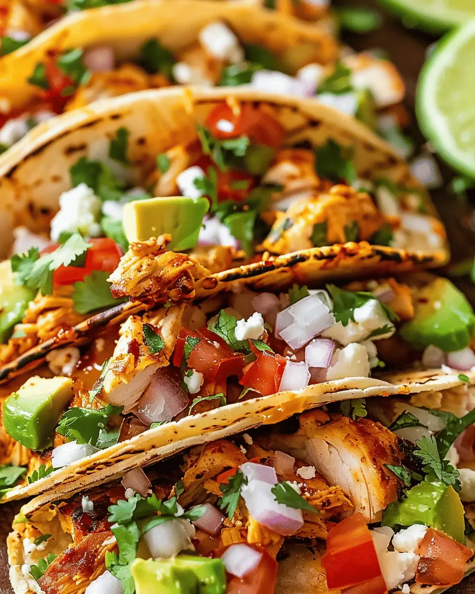 Easy Chicken Street Tacos: A Juicy Recipe for Homemade Delight