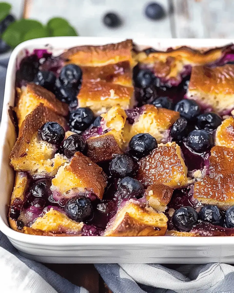 Baked Blueberry French Toast Casserole: A Delicious Weekend Treat