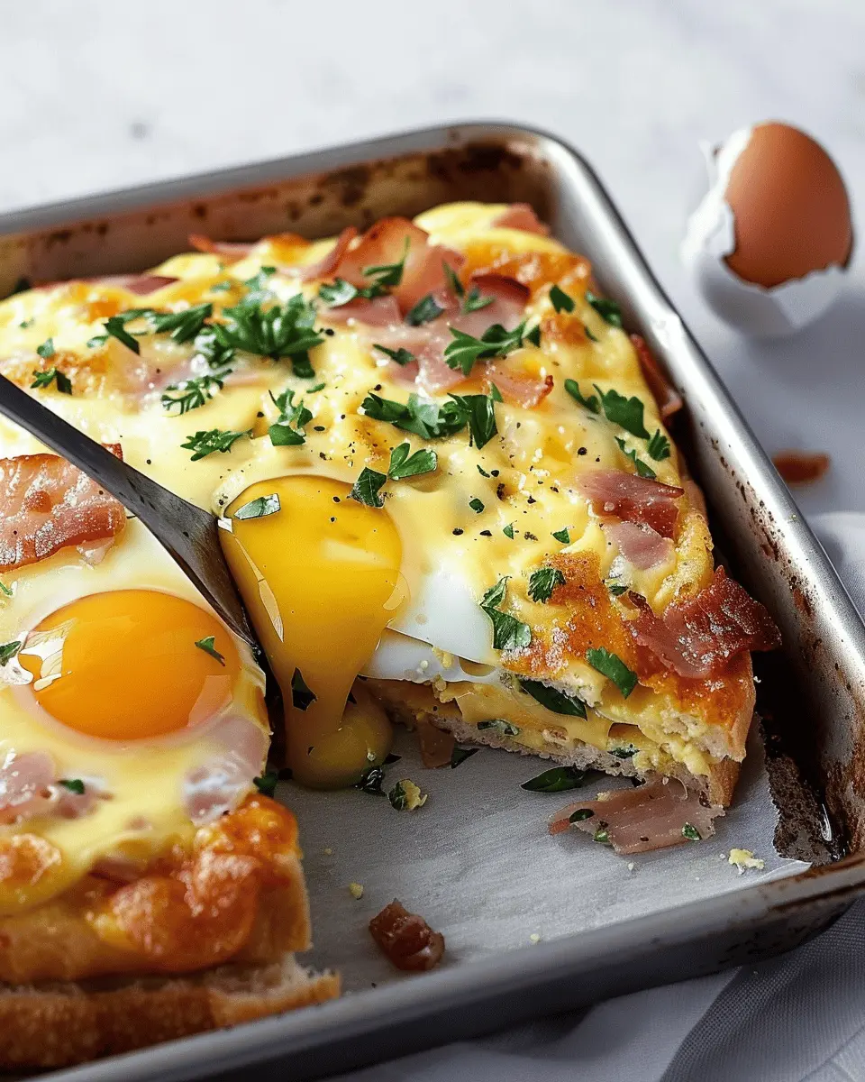 Sheet Pan Breakfast Egg Sandwich with Turkey Bacon Delight