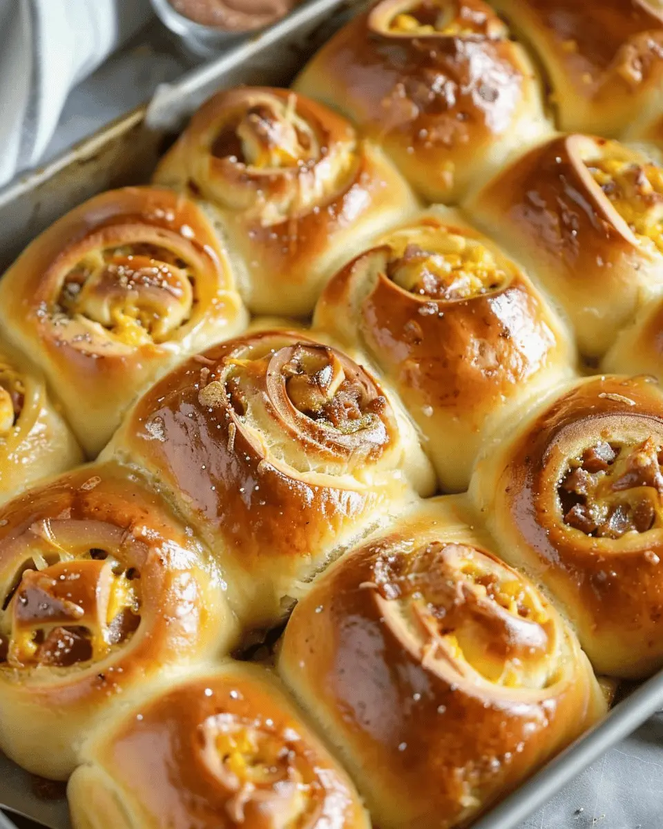 Breakfast Rolls: Easy Turkey Bacon and Cheese Delights at Home