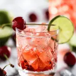 Cherry Lime Gin Fizz