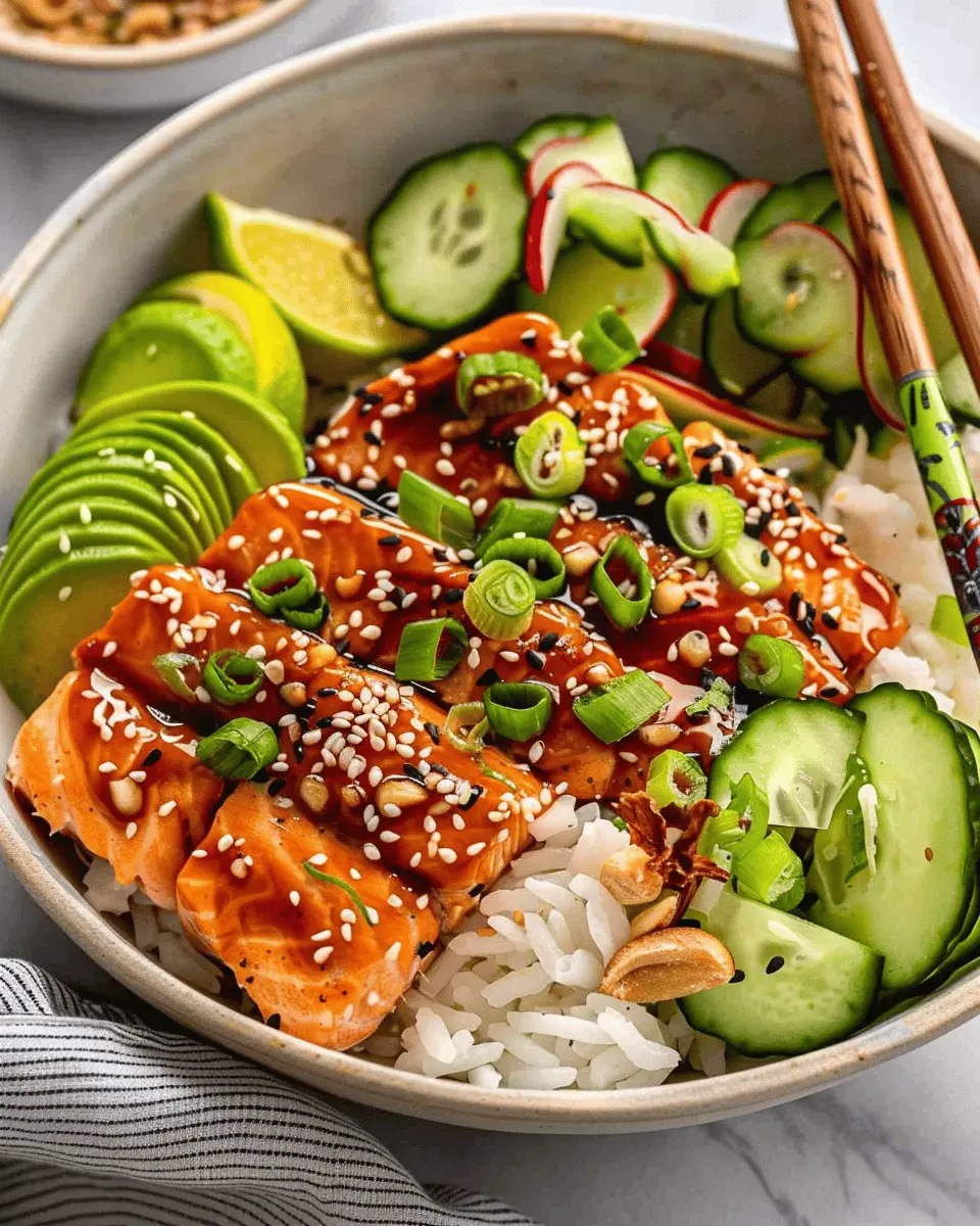 Teriyaki Salmon Bowl: A Deliciously Easy Homemade Delight
