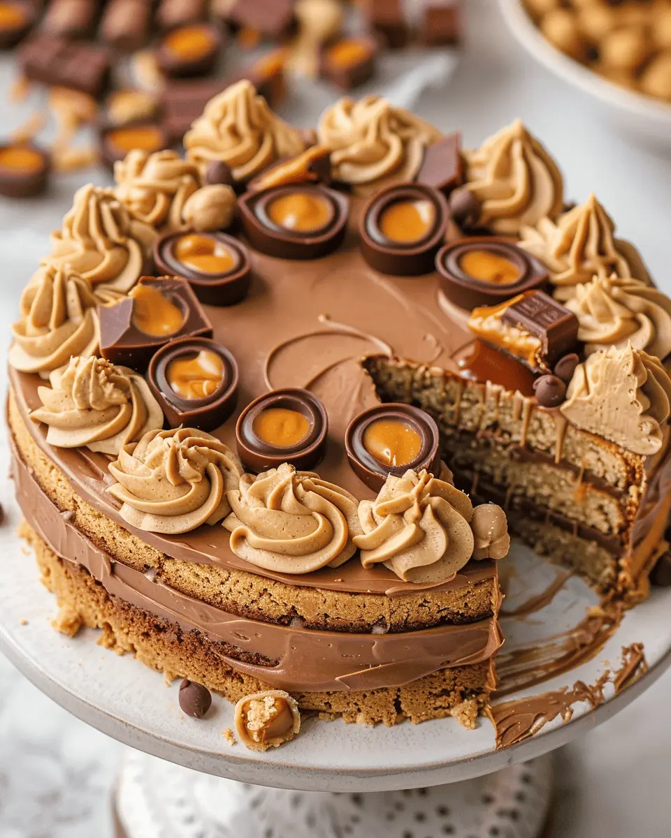 Reese’s Peanut Butter Cookie Cake: The Ultimate Indulgent Treat