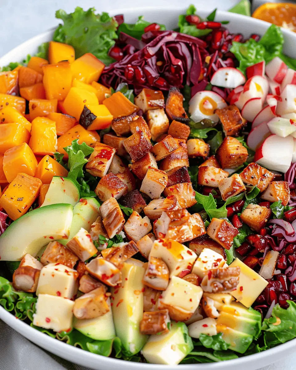 Autumn Chopped Salad Recipe: Easy & Delicious with Turkey Bacon