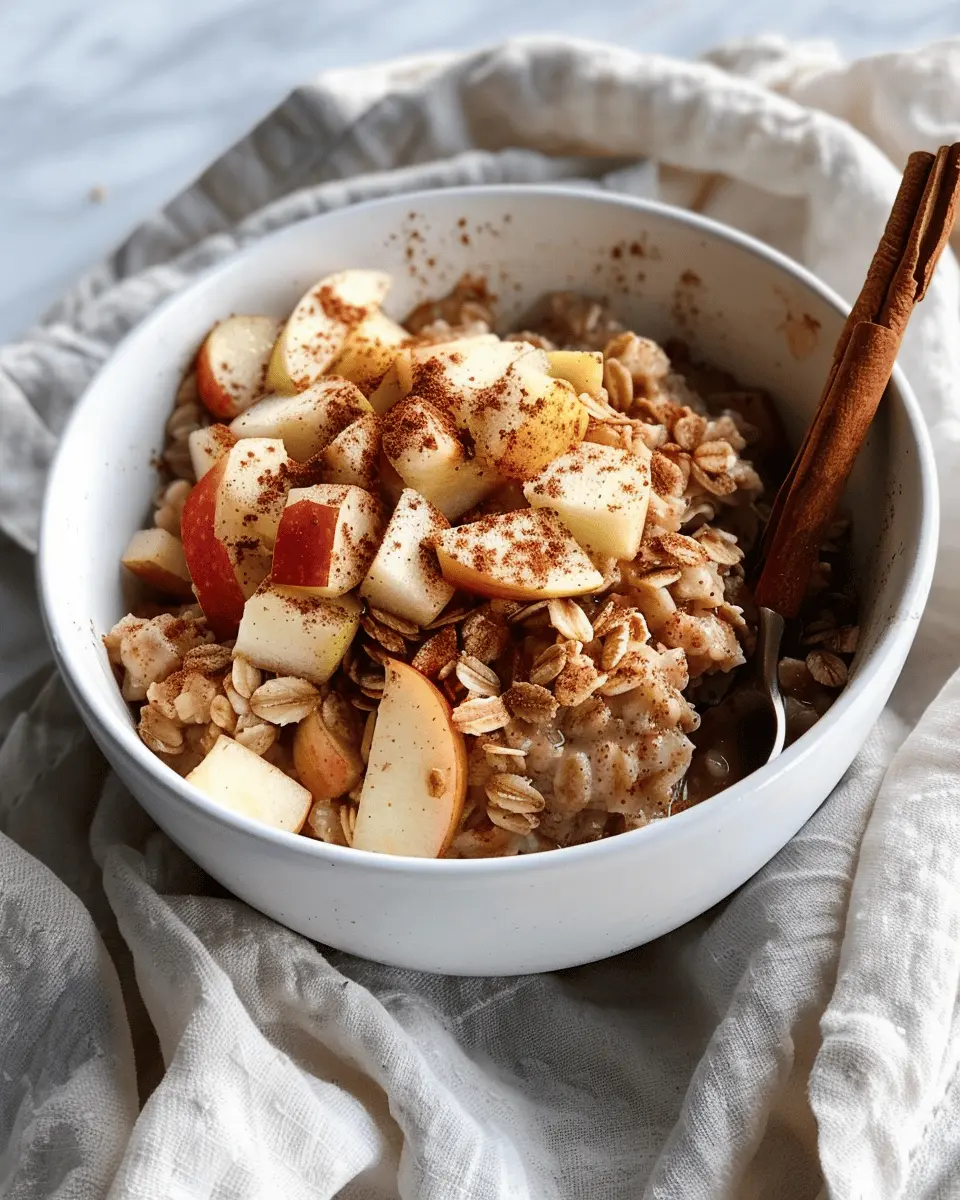 Cinnamon Apple Oatmeal Bowl Recipe: A Cozy, Heartwarming Delight