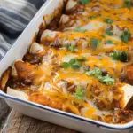 Shredded Beef Enchiladas