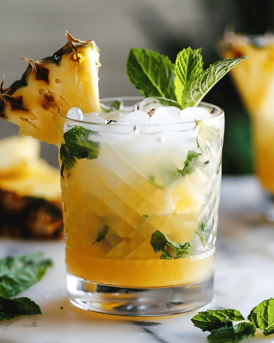 Pineapple Coconut Mojito: The Refreshing Summer Sip You Need