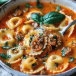 Tortellini and Sausage Soup