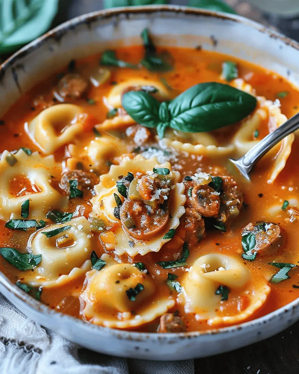 Tortellini and Sausage Soup: Easy Comfort Food for Cozy Nights