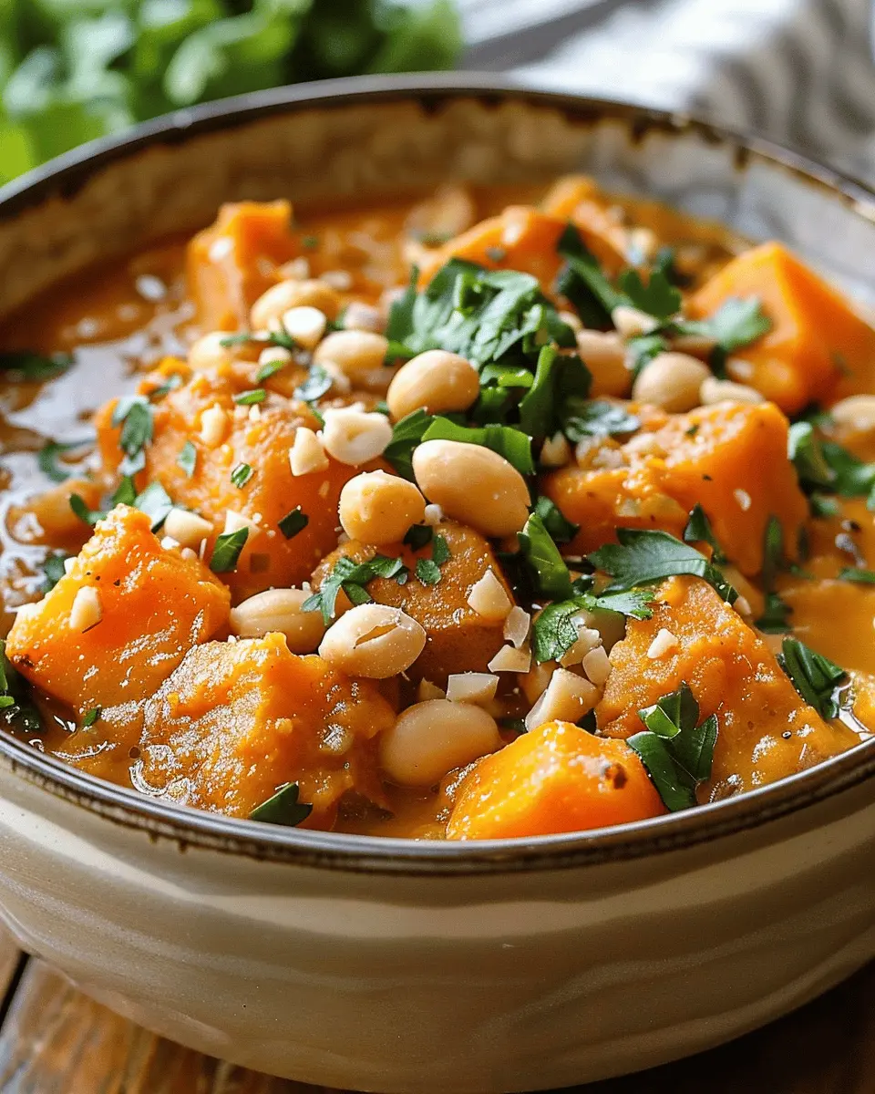 Sweet Potato Peanut Stew: A Cozy & Nutritious Comfort Dish
