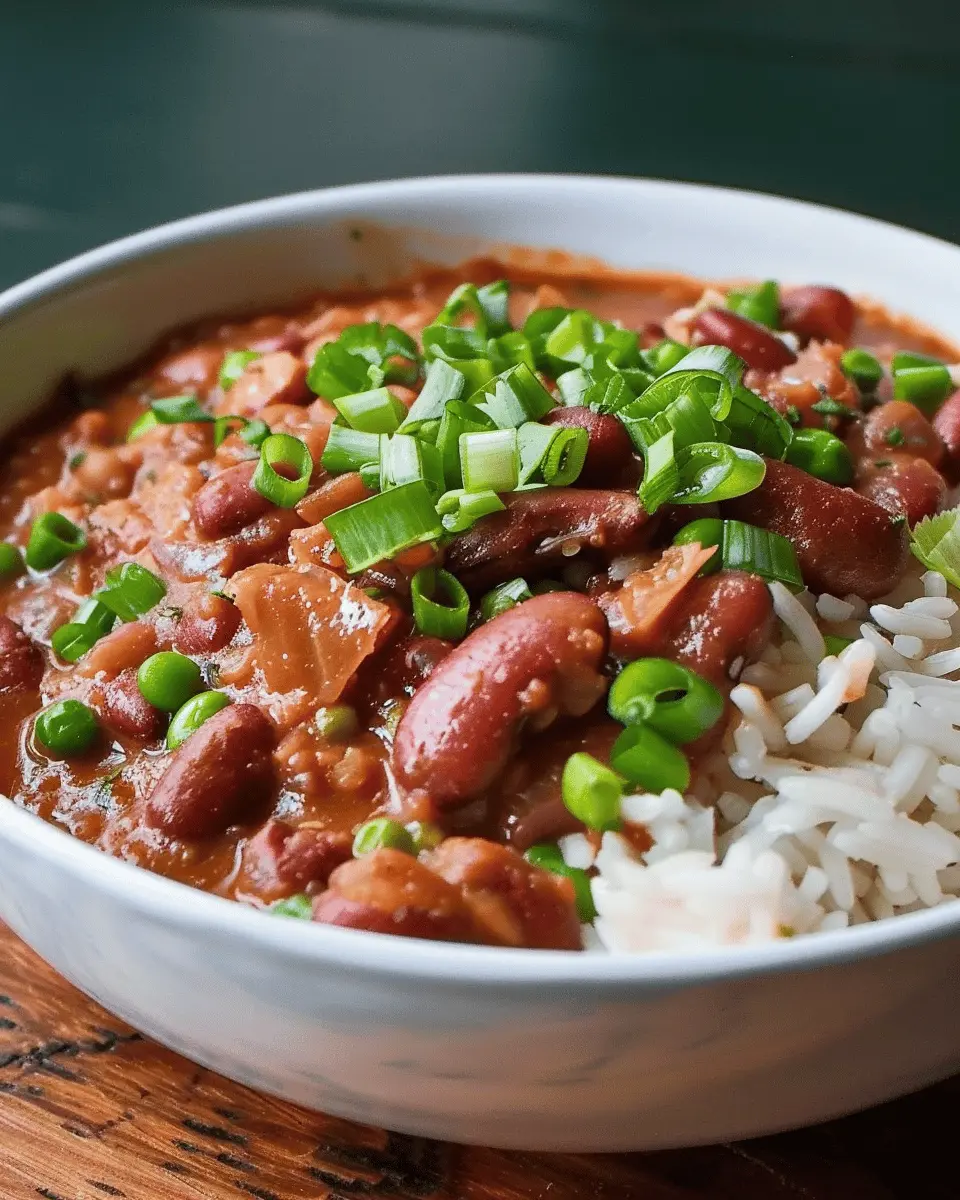 Red Beans and Rice: Easy Recipe with Turkey Bacon and Chicken Ham