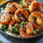 Honey Garlic Shrimp Bowls