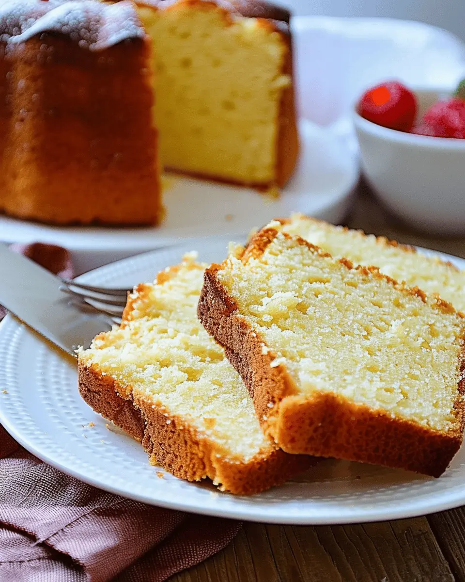Cream Cheese Pound Cake: The Best Indulgent Recipe for You