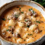 Creamy Italian Sausage Gnocchi Soup
