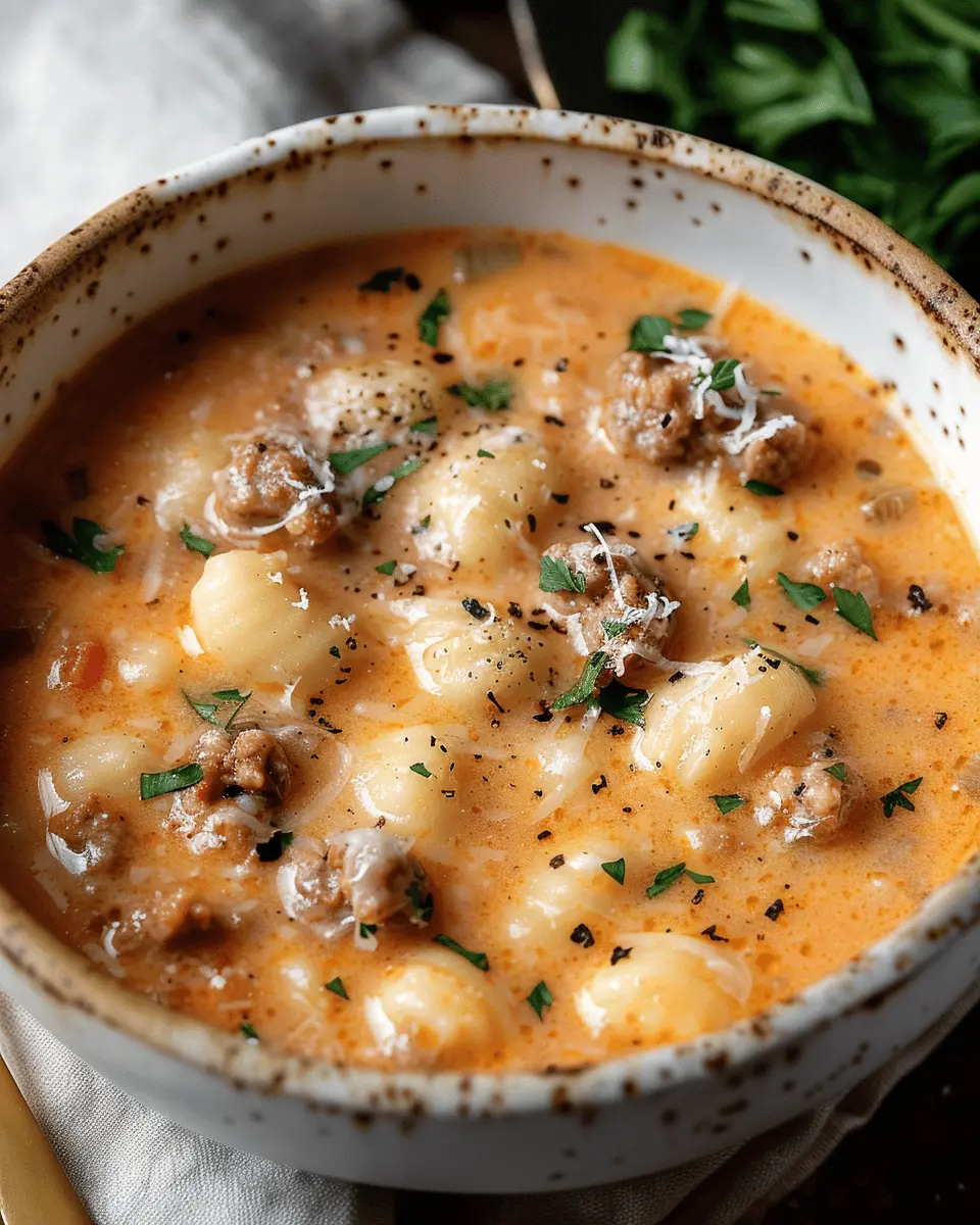 Creamy Italian Sausage Gnocchi Soup: A Cozy, Indulgent Delight