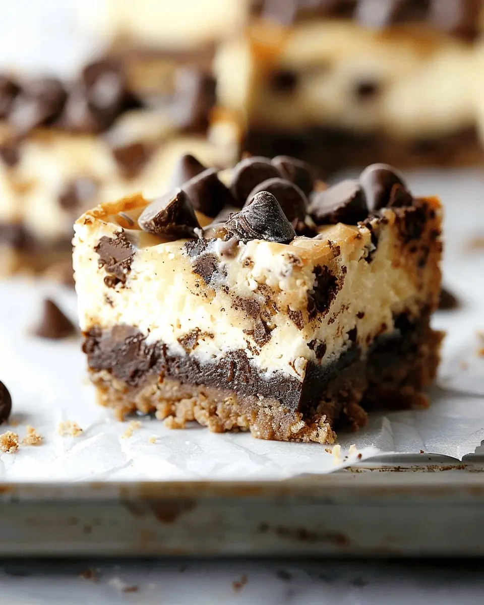 Chocolate Chip Cheesecake Bars: The Best Indulgent Treat at Home