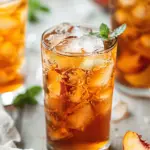 Peach Bourbon Iced Tea