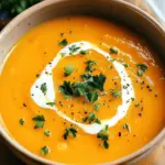 Easy Butternut Squash and Sweet Potato Soup