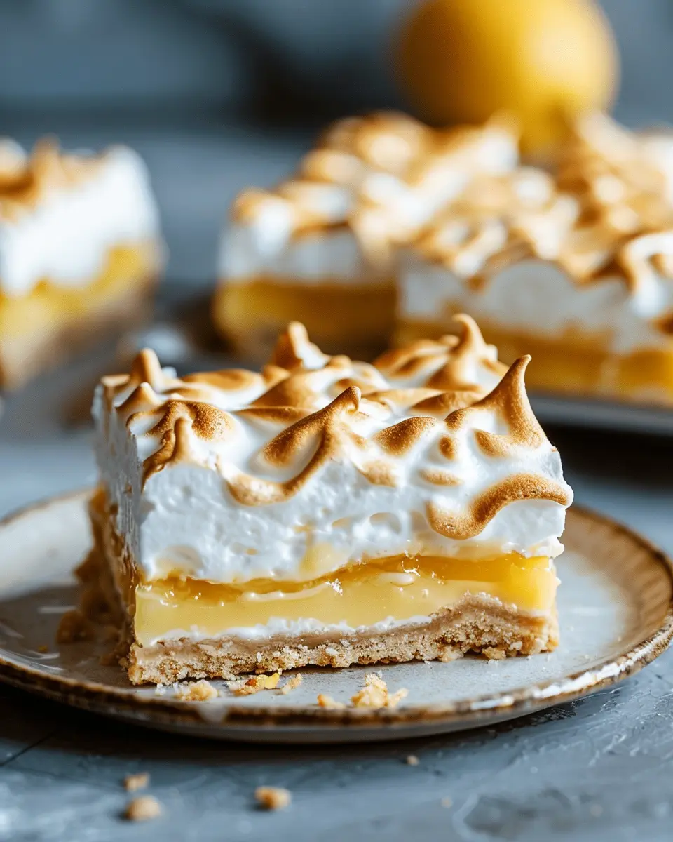 Lemon Meringue Pie Bars: The Best Homemade Sweet Treats
