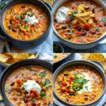 Creamy Vegetarian Tortilla Soup