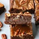 Healthy Caramel Pecan Brownies