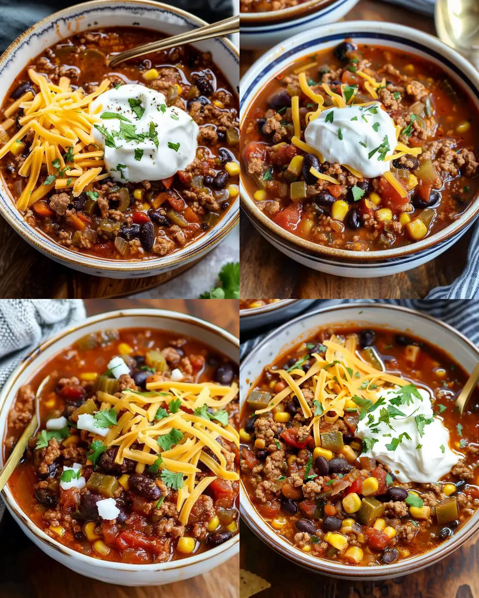 Slow Cooker Taco Soup: Easy, Indulgent Comfort in Every Bowl