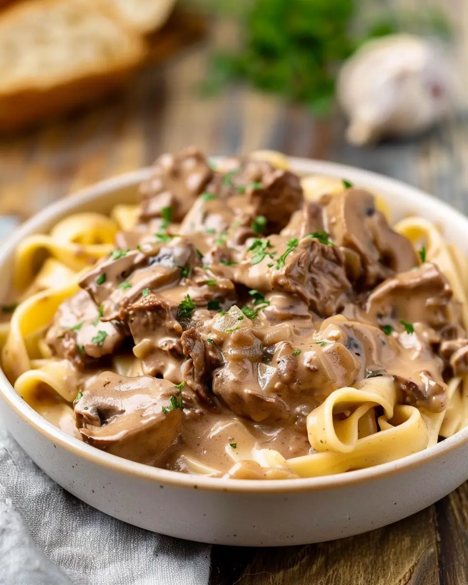 Dump and Go Crockpot Beef Stroganoff: Easy Comfort Food Delight