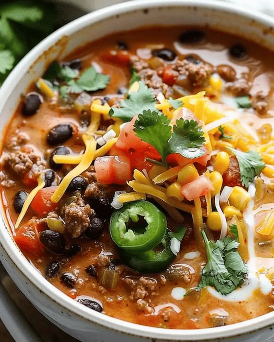 Creamy Taco Soup: The Best Comfort Food for Cozy Nights