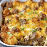 Tater Tot Sausage Breakfast Casserole