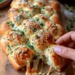 Cheesy Pull-Apart Christmas Tree Bread