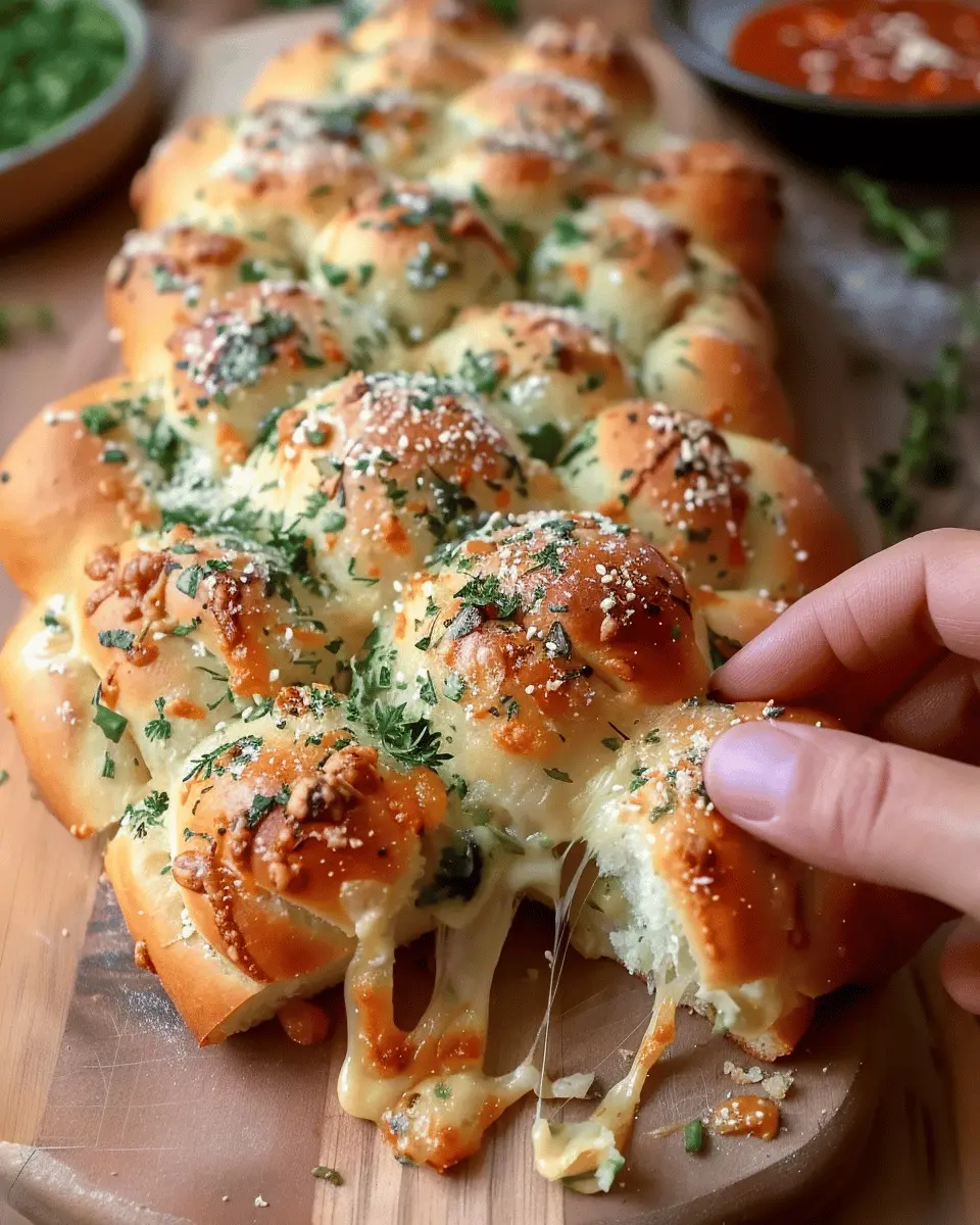 Cheesy Pull-Apart Bread: Indulgent Christmas Tree Treats