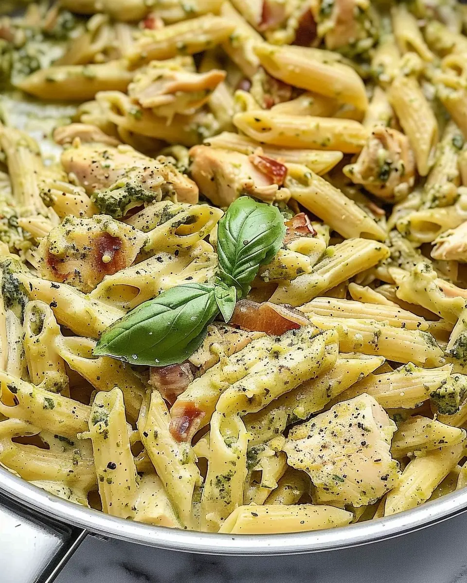 One Pot Creamy Pesto Chicken Pasta: Easy Weeknight Delight