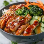 Healthy Sticky Chicken Bowls Recipe