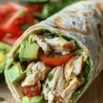 Quick and Easy Chicken Avocado Wrap