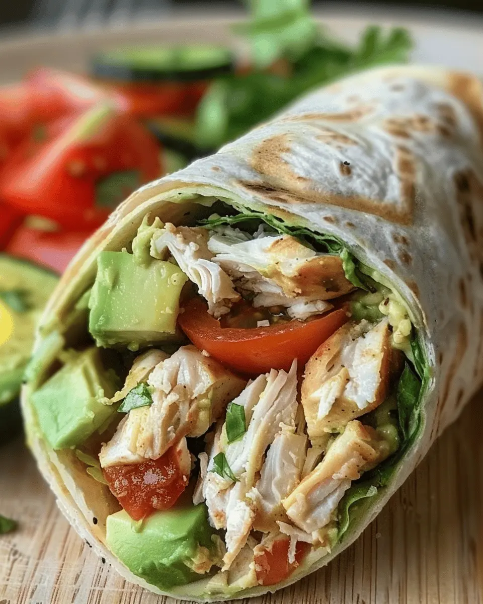 Quick and Easy Chicken Avocado Wrap: A Healthy Indulgence You’ll Love