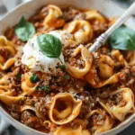 Cheesy Beef Tortellini