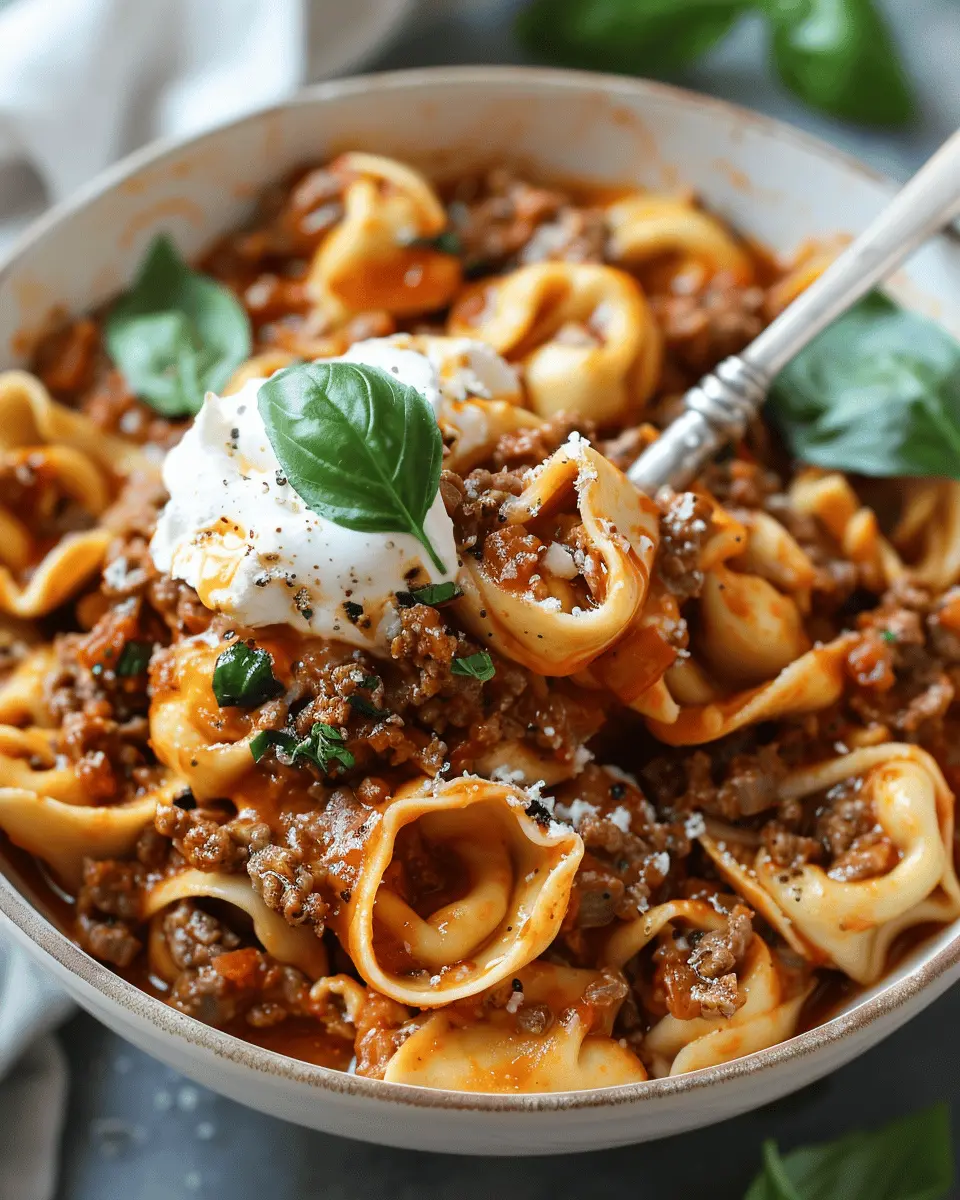 Cheesy Beef Tortellini: Easy Comfort Food for a Cozy Night In