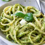 Easy Pesto and Ricotta Pasta