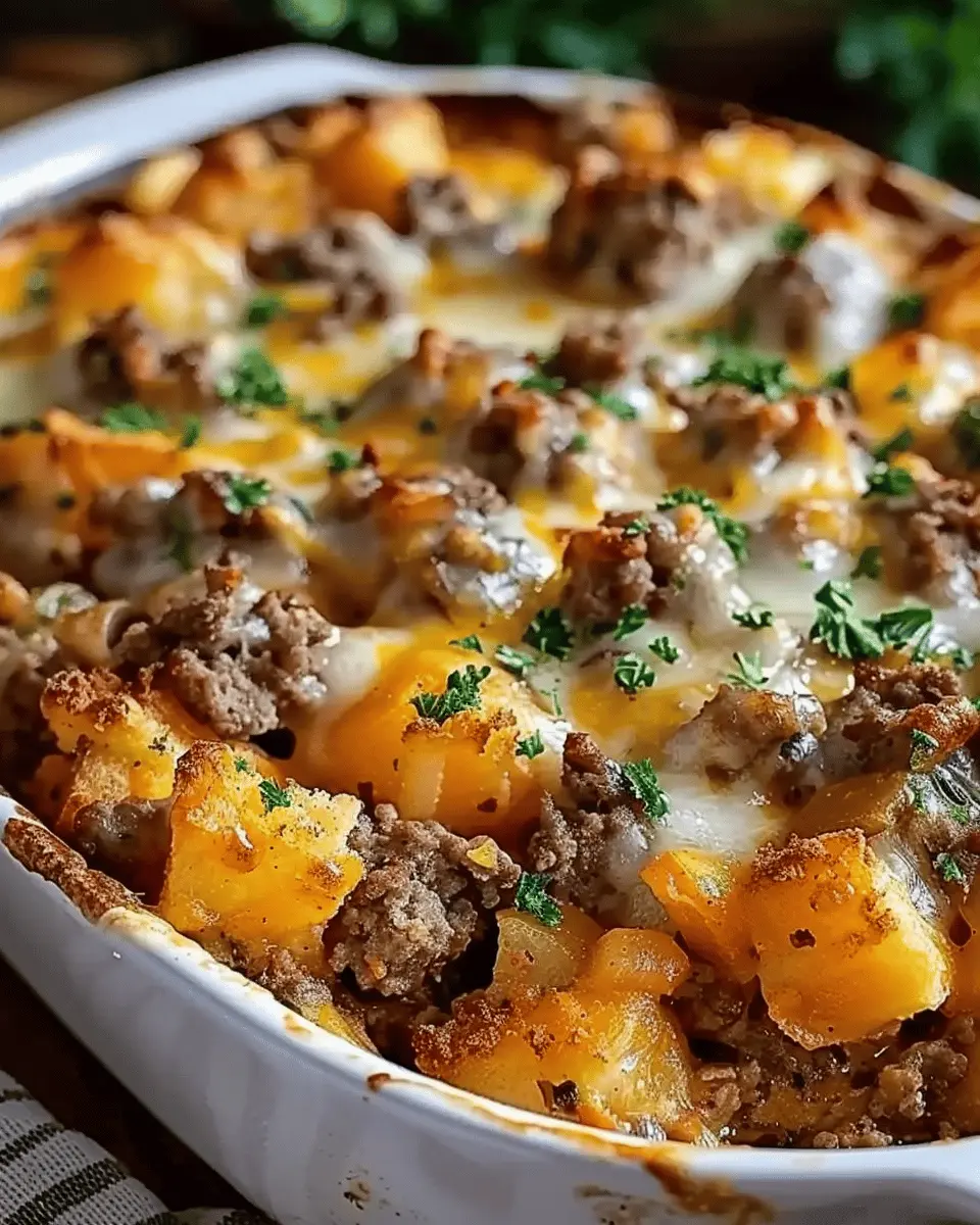 Hobo Casserole: Easy Comfort Food with Turkey Bacon &amp; Chicken Ham