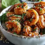 Honey Garlic Shrimp Bowls