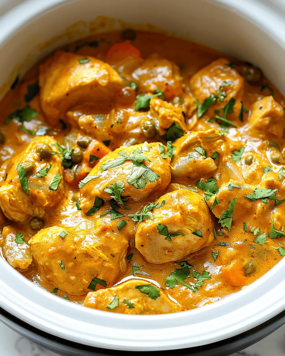 Dump and Go Crockpot Coconut Curry Chicken Made Easy for All