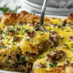 Easy Crescent Roll Breakfast Casserole With Sausage