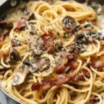 Creamy Bacon and Mushroom Pasta