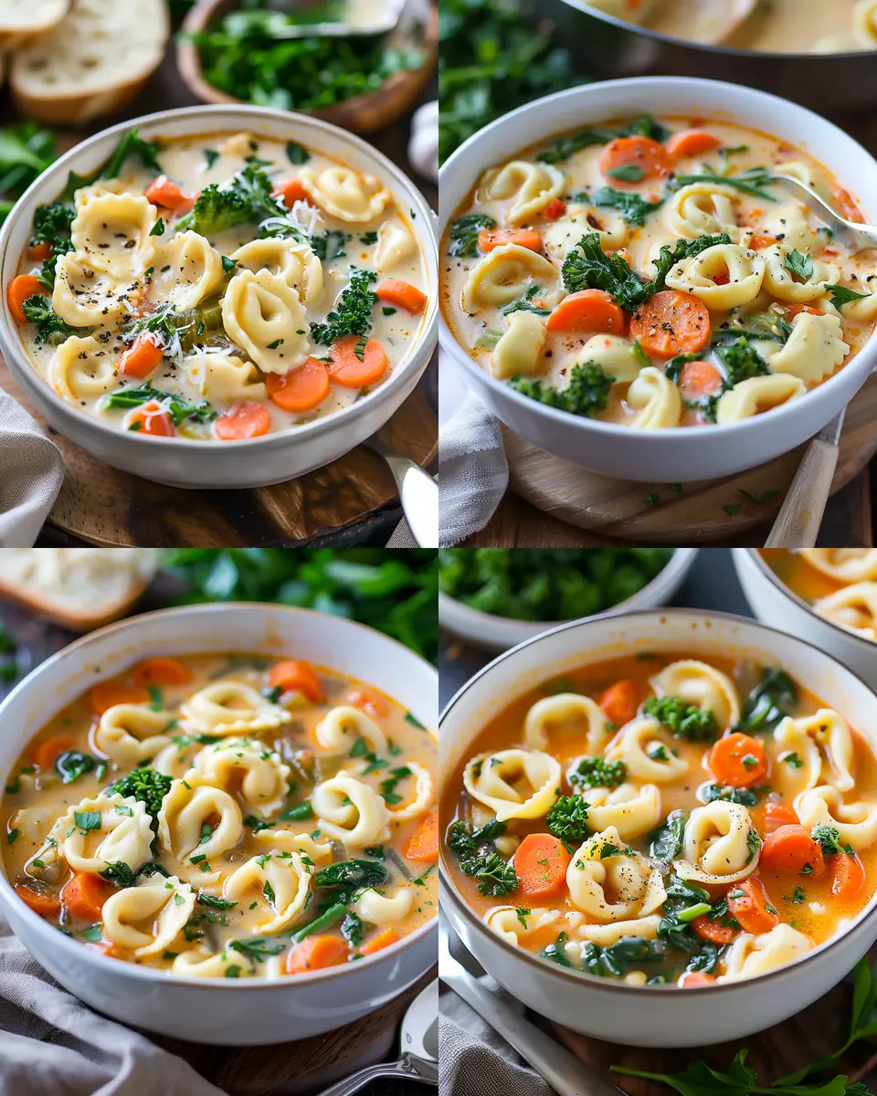 Healthier Slow Cooker Creamy Tortellini Soup: A Cozy Comfort Recipe