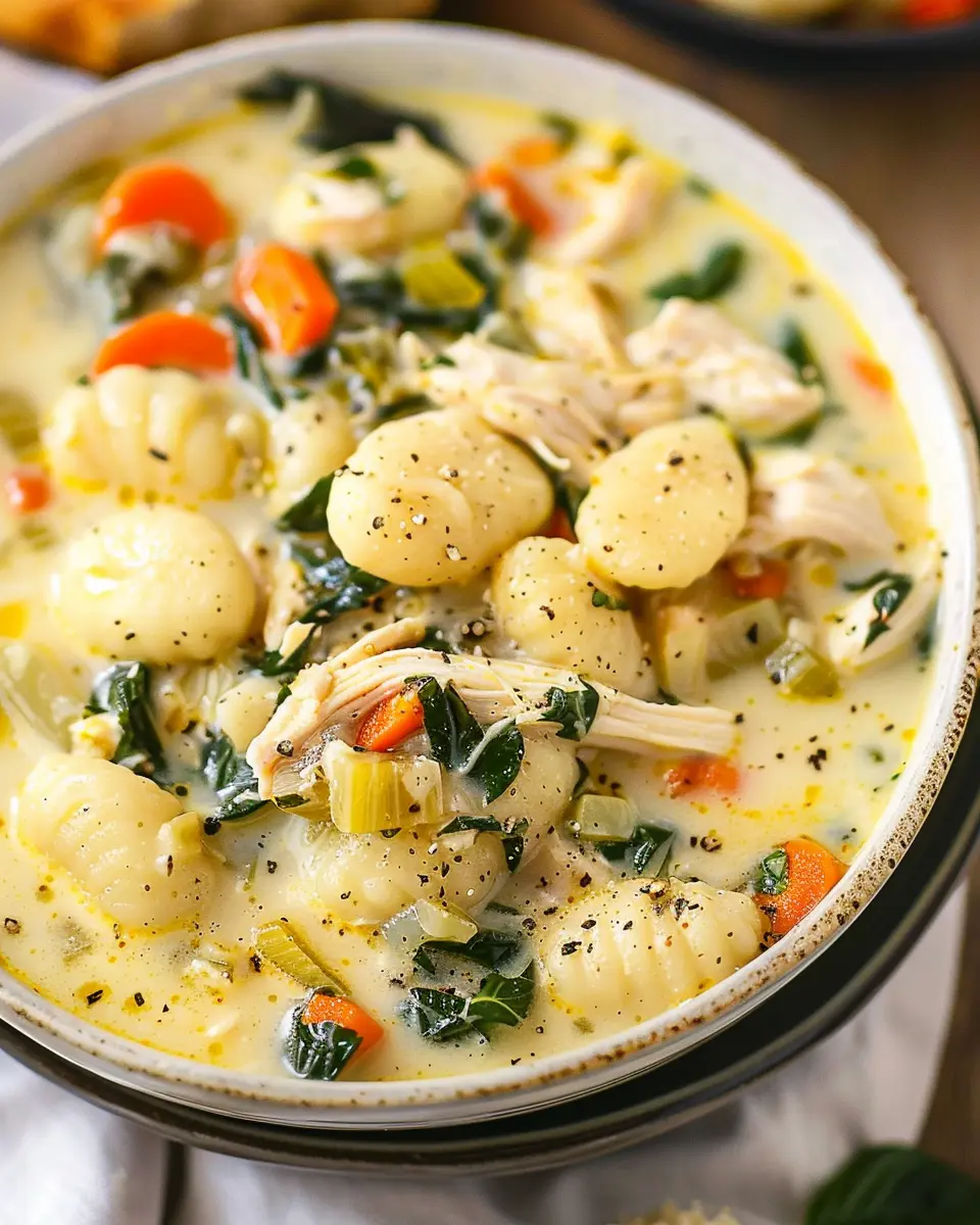 Crockpot Chicken Gnocchi Soup: Easy Comfort Food Delight