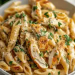 Healthy Garlic Parmesan Chicken Pasta Recipe