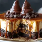 Caramel Brownie Cheesecake