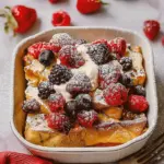Berries and Cream French Toast Casserole