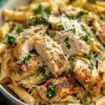 Healthy Garlic Parmesan Chicken Pasta Recipe